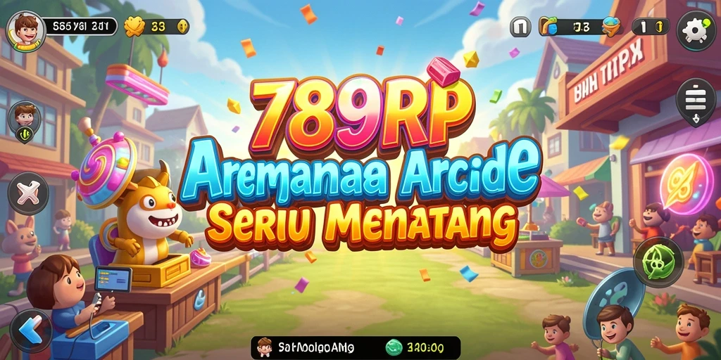 Screenshot utama 789RP menunjukkan gameplay arcade yang penuh aksi.
