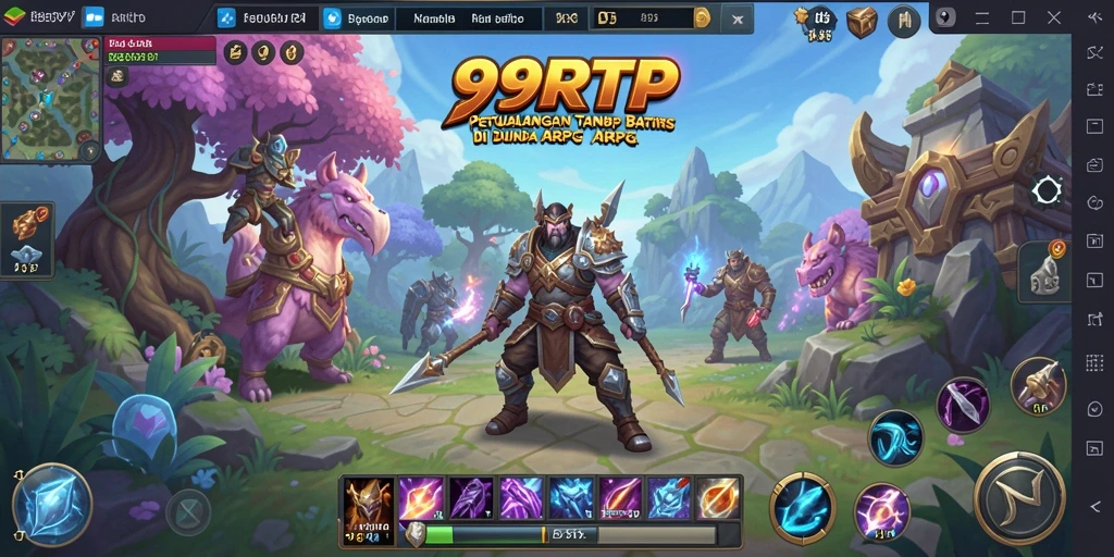 Screenshot gameplay 99RTP dengan aksi pertarungan seru dan grafis menawan.
