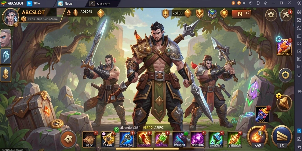 Tampilan gameplay ARPG yang menegangkan dan penuh aksi.