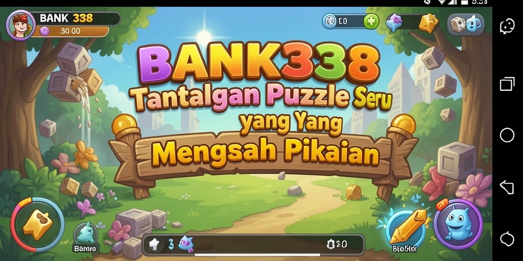 Tampilan gameplay BANK338 yang menarik dengan teka-teki menantang.
