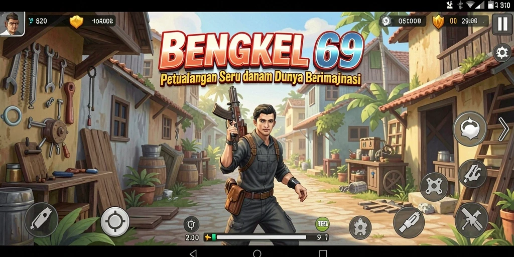 Tangkap momen seru dari gameplay BENGKEL69 di dunia petualangan.