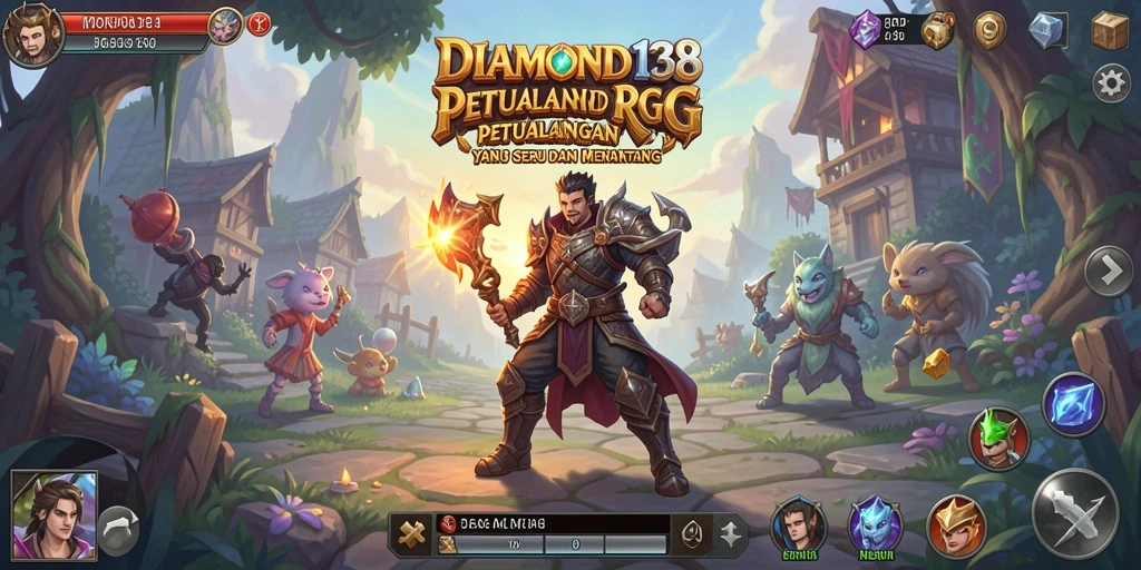 Tampilan gameplay seru dan mendebarkan di DIAMOND138.