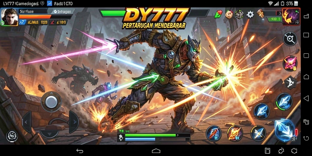 Gameplay menarik dan penuh aksi dari DY777 yang menggugah adrenalin.