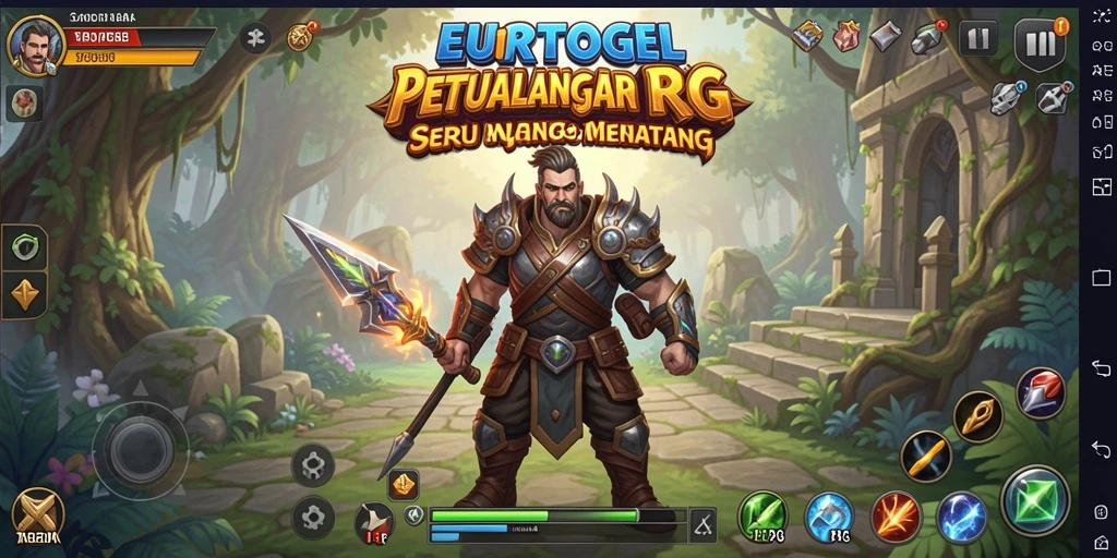 Tampilan gameplay EUROTOGEL dengan aksi petualangan yang mendebarkan.