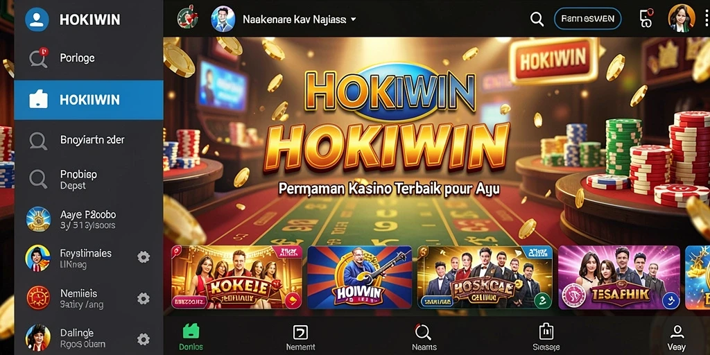 Tampilan gameplay menarik dari HOKIWIN yang menunjukkan keseruan permainan Kasino.