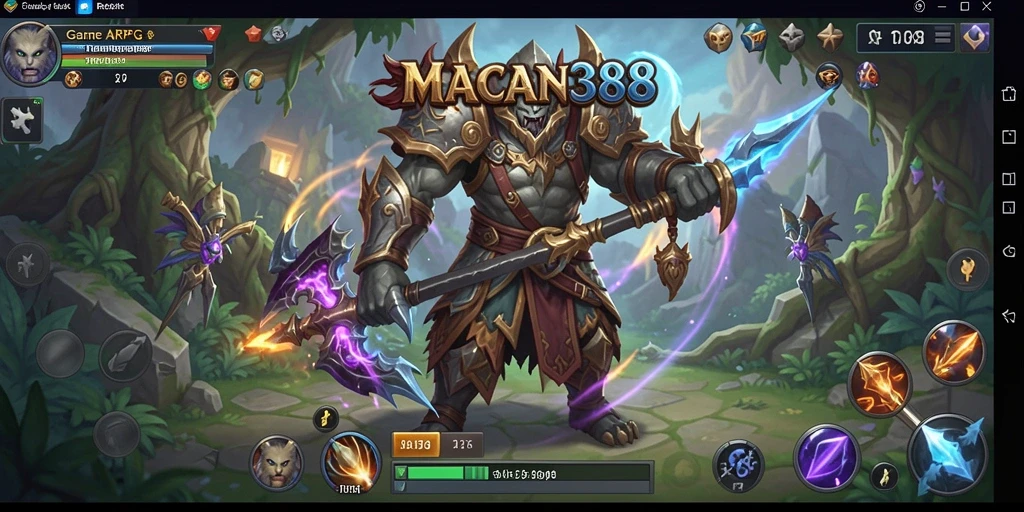 Tampilan gameplay menakjubkan di <strong>MACAN388</strong> dengan pertarungan yang epik.