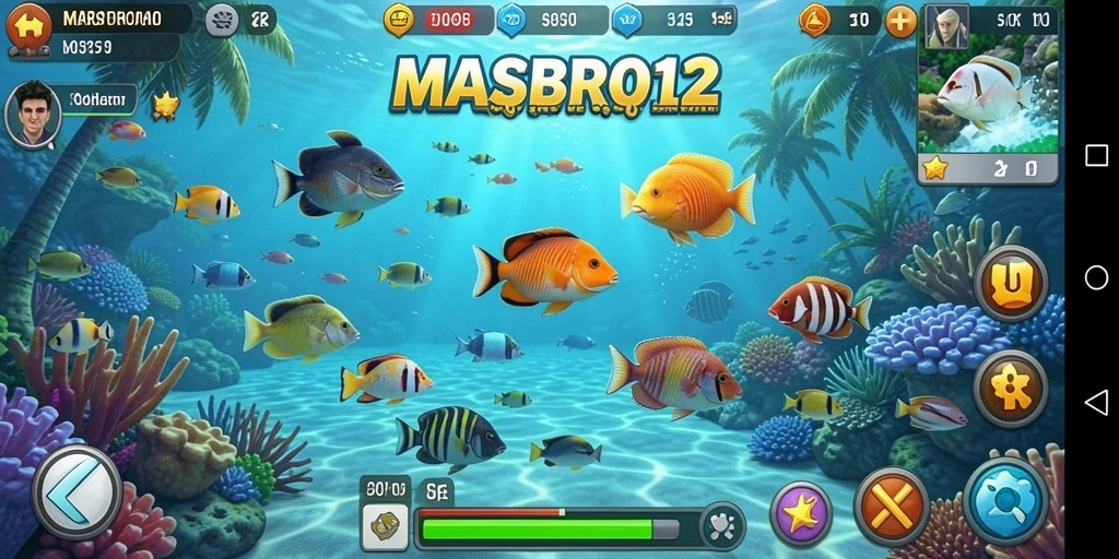 Tampilan menarik dari gameplay Tembak Ikan yang seru.