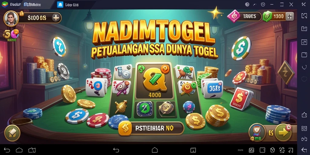 Screenshot NADIMTOGEL menampilkan gameplay menantang dan grafik yang memukau.