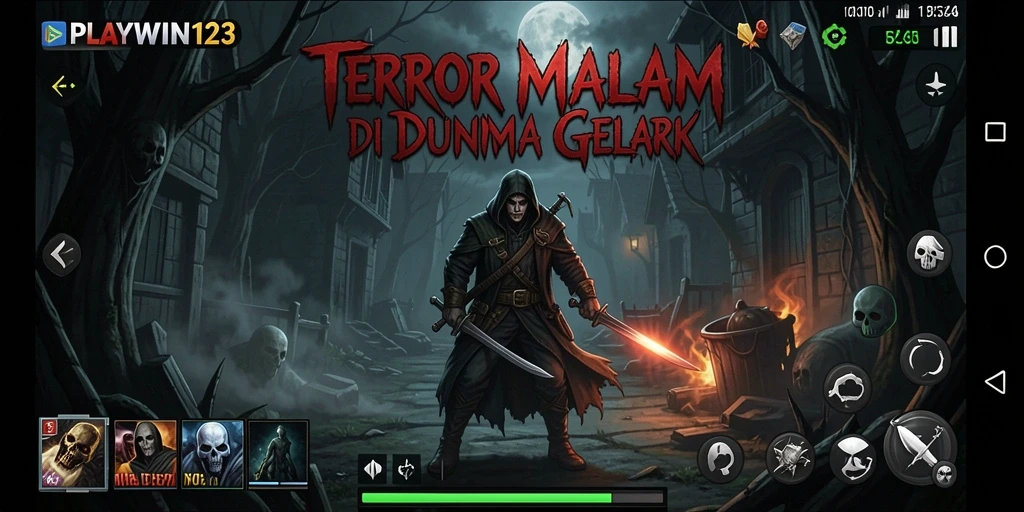 Gameplay menegangkan di dunia gelap yang menakutkan.