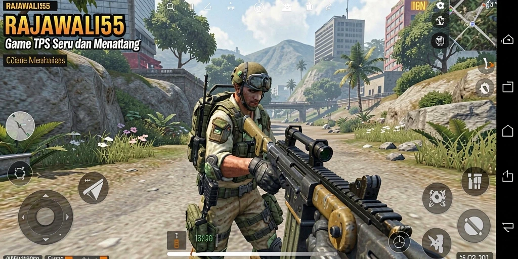 Tampilan menarik dari gameplay seru RAJAWALI55.