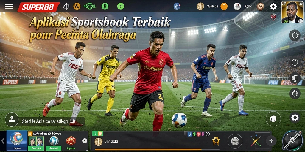 Tangkapan layar SUPER88 menampilkan pengalaman taruhan olahraga yang seru dan interaktif.