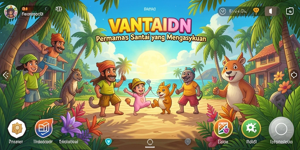 Tampilan menarik dari game VANTAIDN saat gameplay.